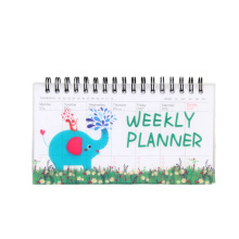 Kawaii Weekly Planner Notebook Journal Agenda 2021 2022 CURE Diario Organizador Suministro de papelería de la escuela Suministros de regalo